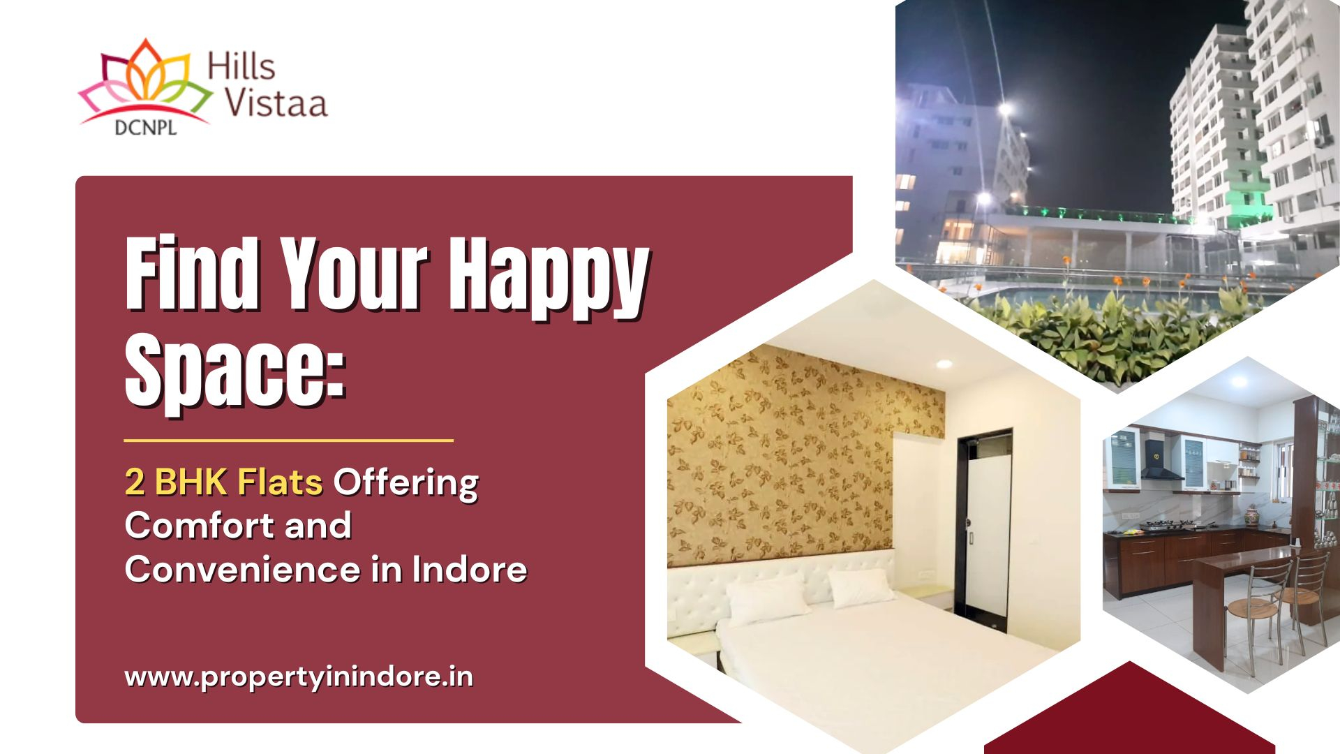 Find Your Happy Space: 2 BHK Flats Offering Comfort and Convenience in Indore